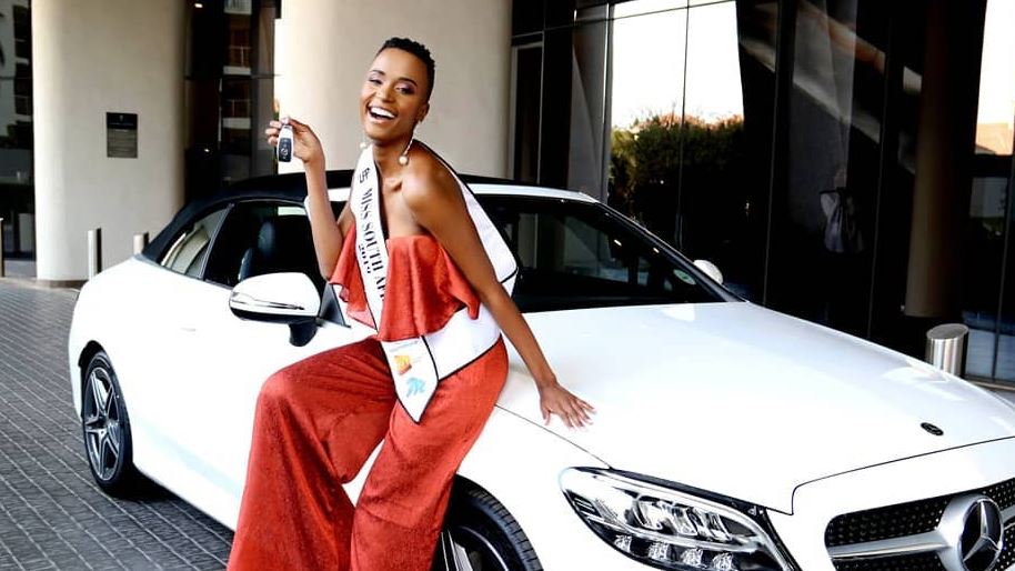 PHOTOS – Check Out Miss SA Zozibini Tunzi’s New R1 Million Car
