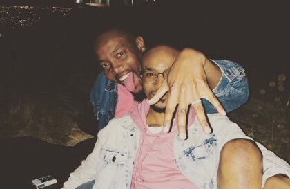 Moshe Ndiki and Phelo Bala Engaged