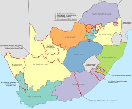 All the Provinces of South Africa