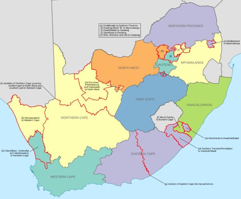 All the Provinces of South Africa - JOZI WIRE
