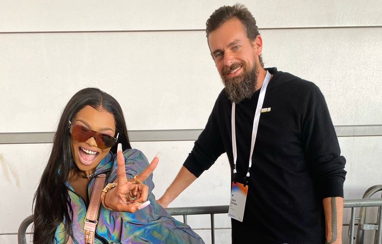 Bonang Hangs Out With Twitter CEO Jack Dorsey in Texas (PHOTOS)