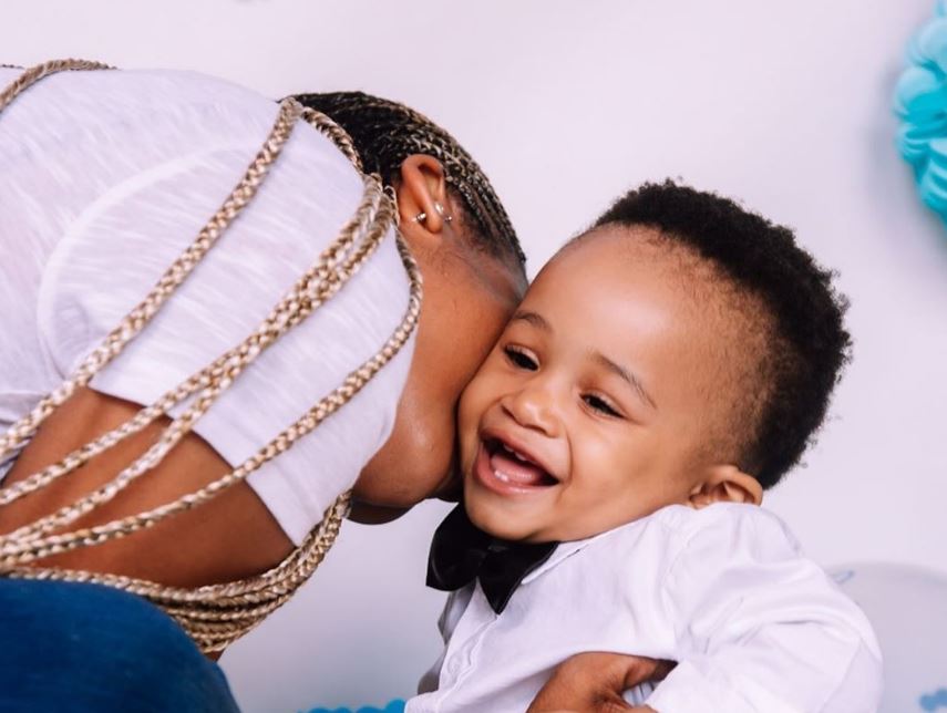 PHOTOS – Keke Mphuthi Celebrates Son’s First Birthday