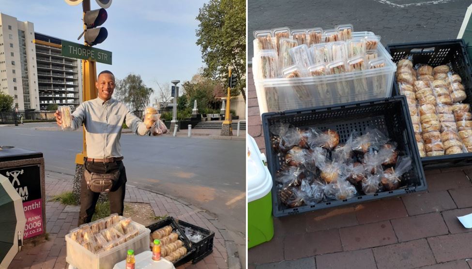 27 Year Old Inspires SA After Using Last R800 To Start Sandwich Business Now Making R20,000 a Month