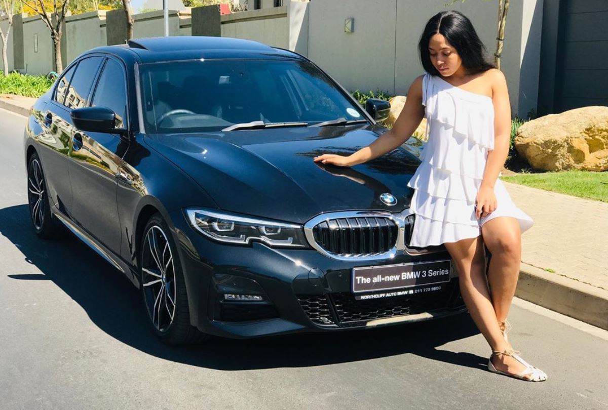 Simz Ngema Flaunts Brand New BMW