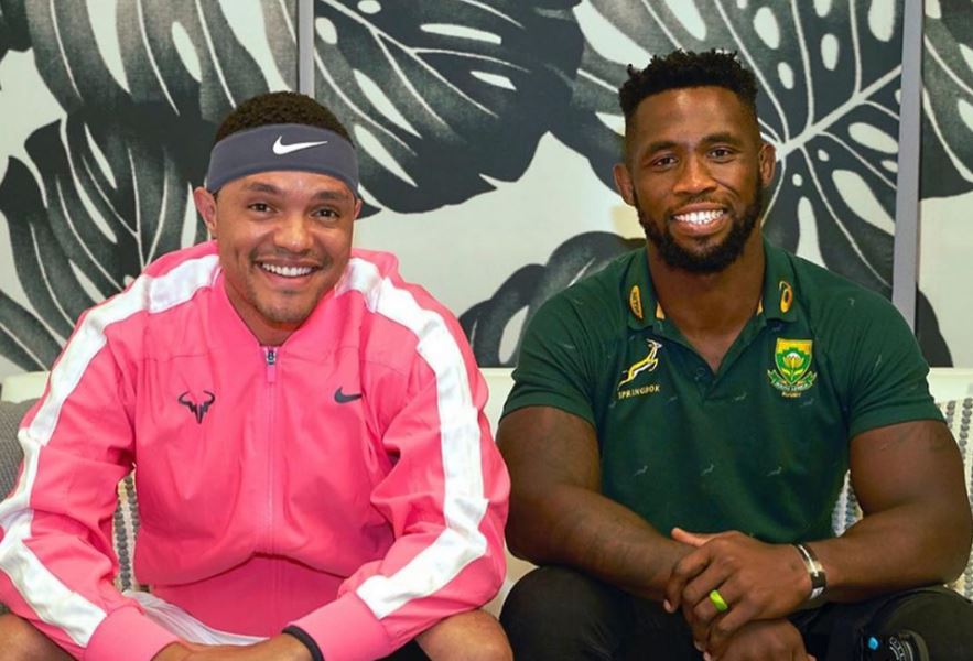 Siya Kolisi Lavishes Praise on Trevor Noah After Cape Town Meet