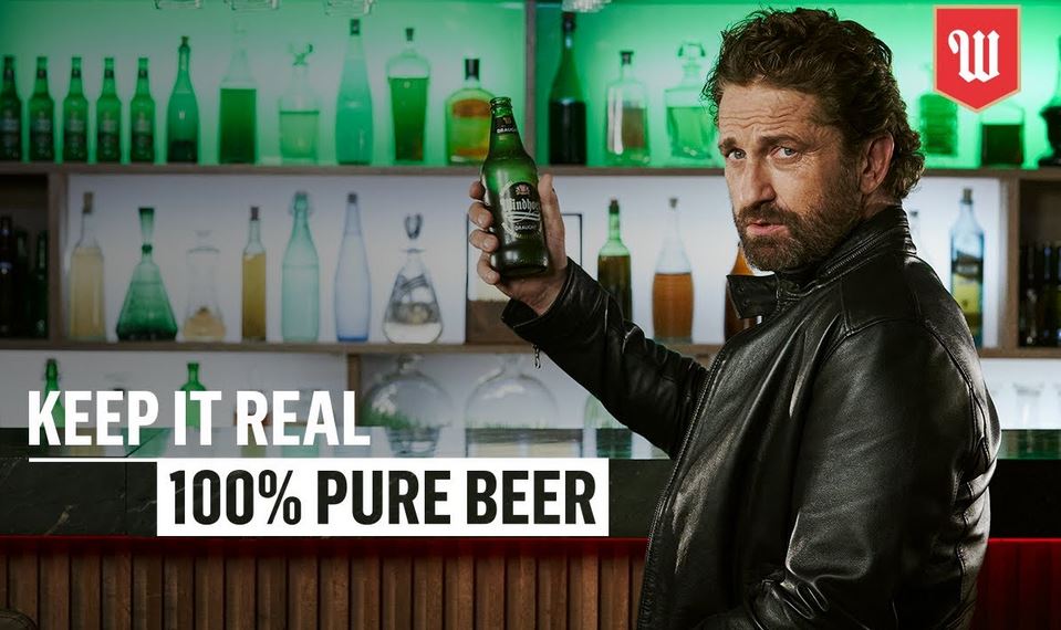 WATCH the Windhoek Beer TV Commercial Featuring Gerard Butler That South Africa Has Banned