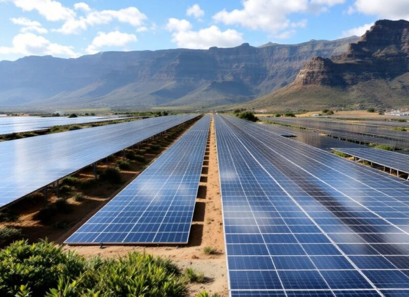 Cape Town Advances Renewable Energy with First Utility-Scale Solar Plant